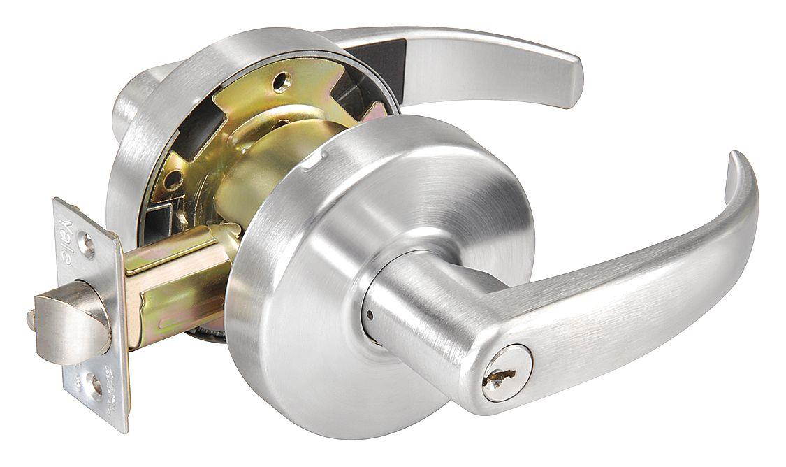 YALE PB4605LN x 626 Lever Lockset,Mechanical,Storeroom