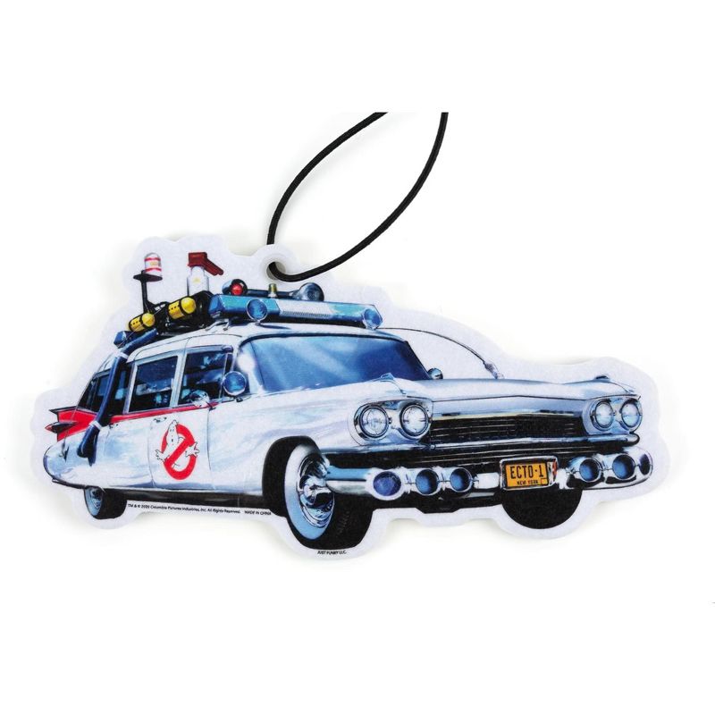 Just Funky Ghostbusters ECTO-1 Car Air Freshener | New Car Smell | Ghostbusters Collectible