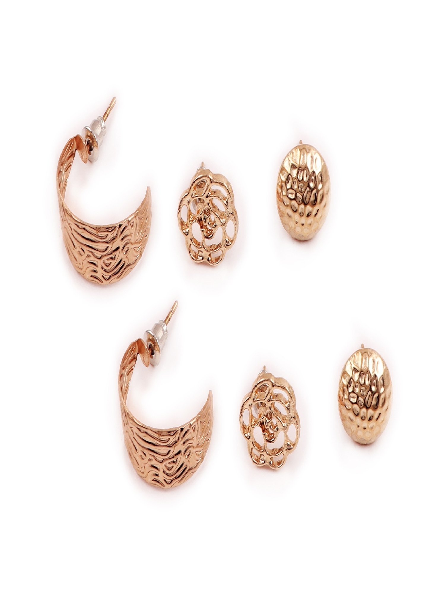 Jewelz Semi Precious Alloy Earrings Set for Girls & Women