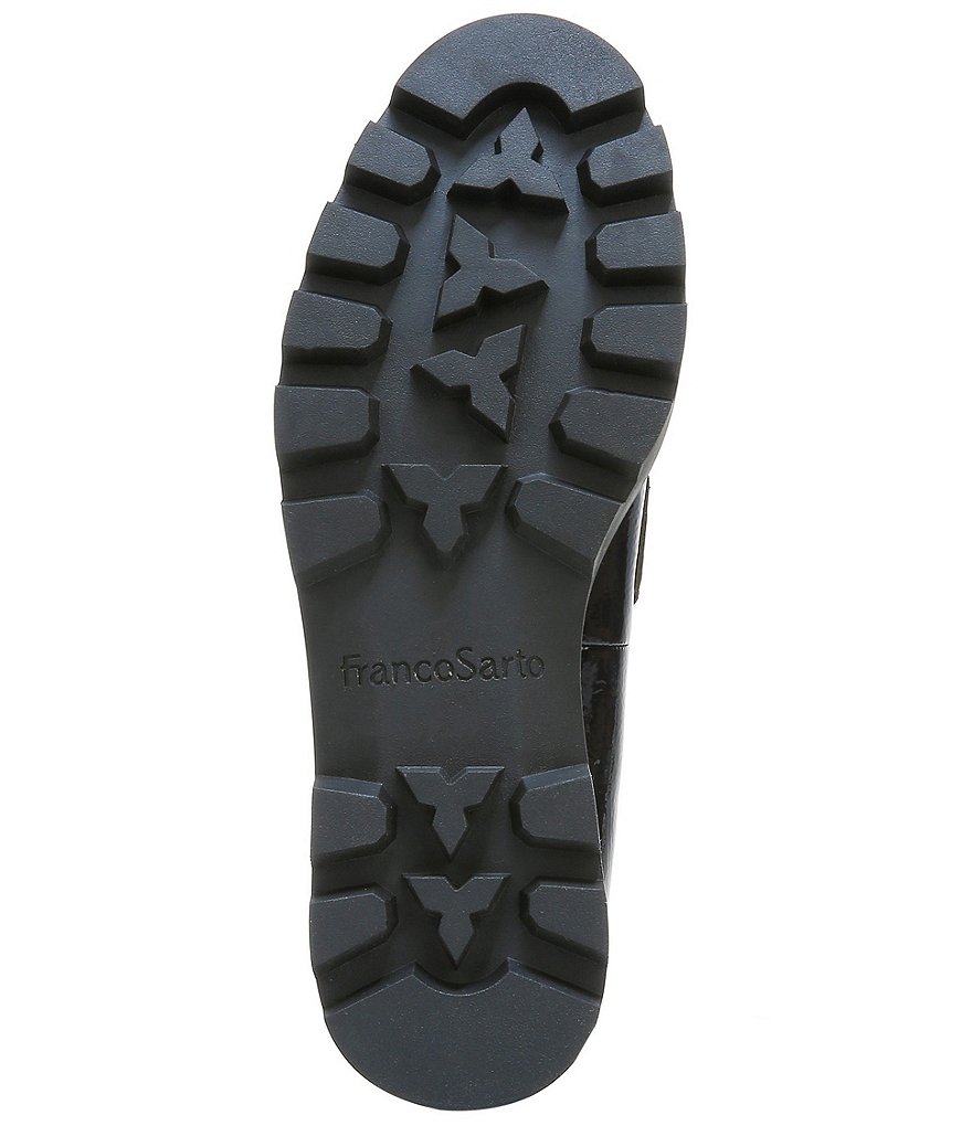 Franco Sarto Balin Patent Platform Lug Sole Loafers