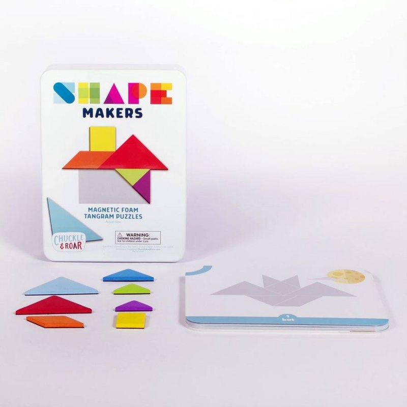 Chuckle & Roar Shape Makers Magnetic Foam Tangrams Game