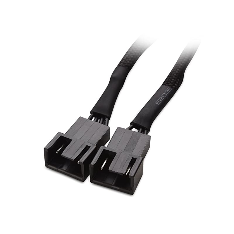 2Pack 2 Way 4 Pin PWM Fan Splitter 4 Inches