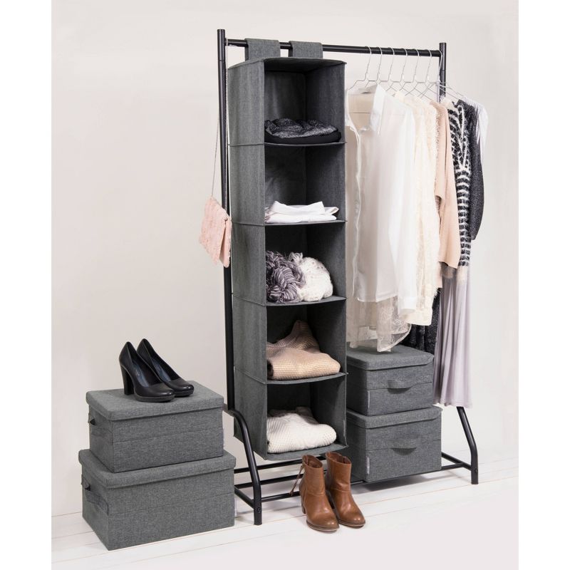 Bigso Box of Sweden Large Soft Storage Box Gray