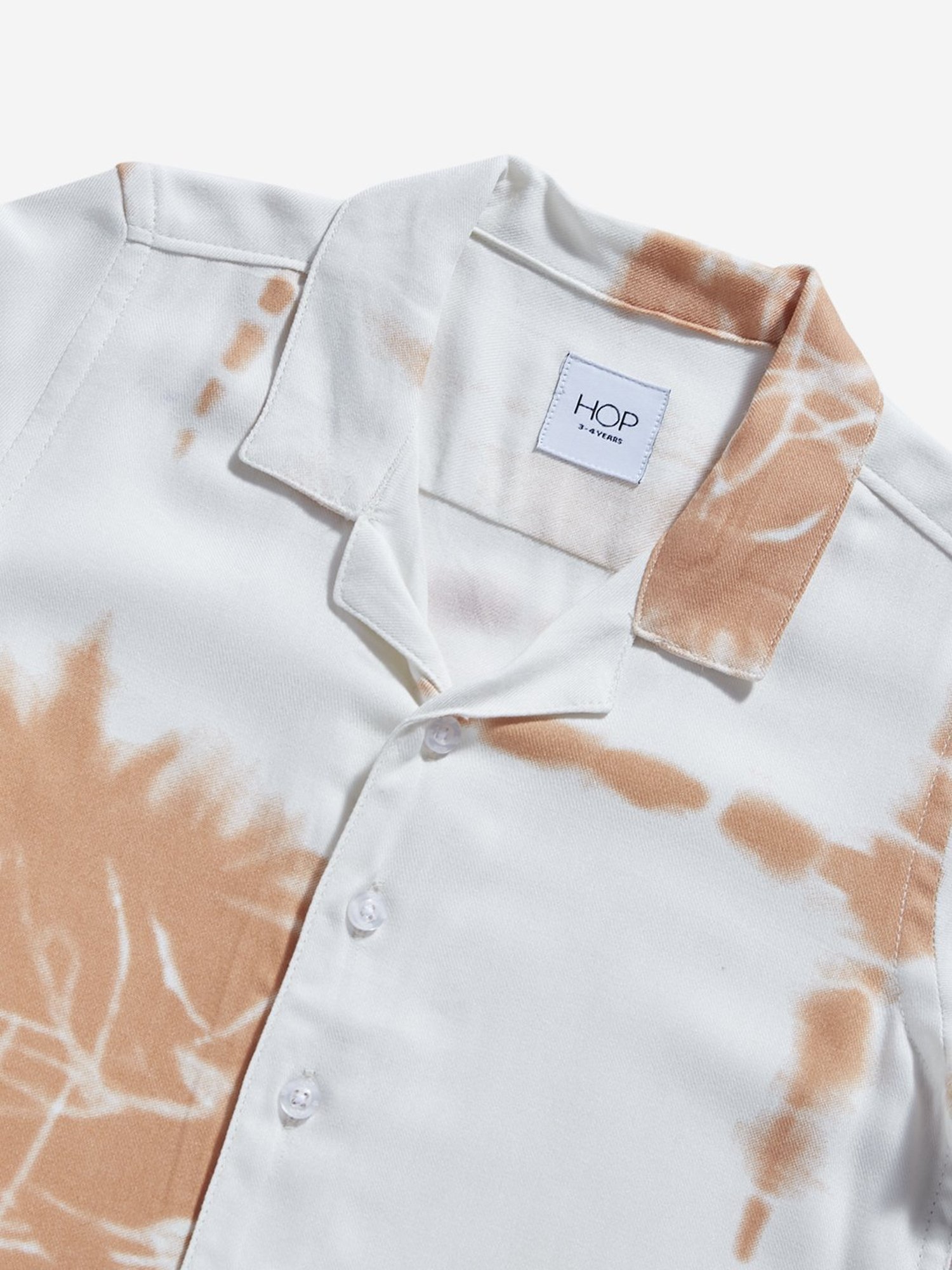 HOP Kids by Westside Dusty Orange Abstract Print Shirt