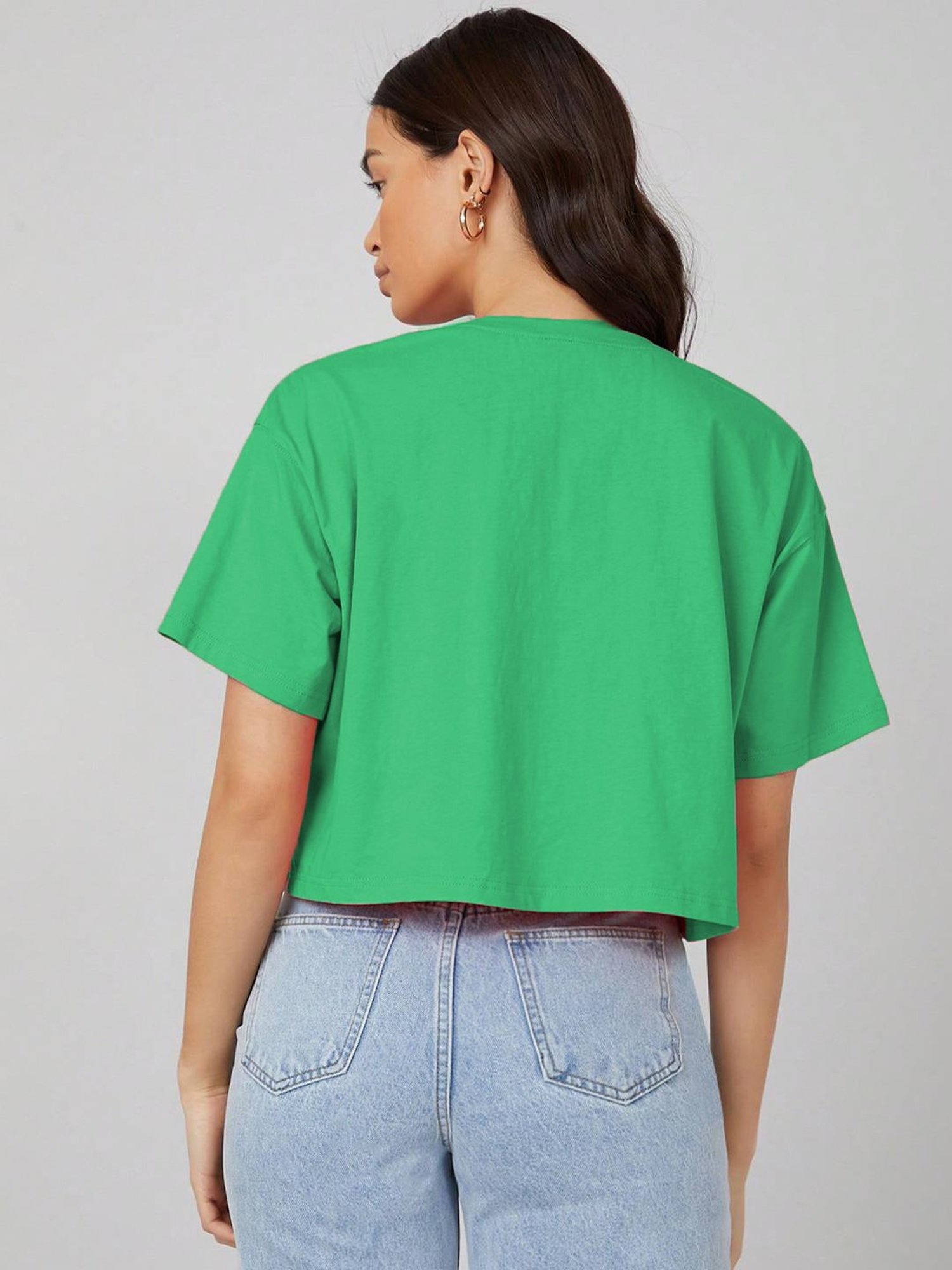 Kotty Green Relaxed Fit Oversized T-Shirt