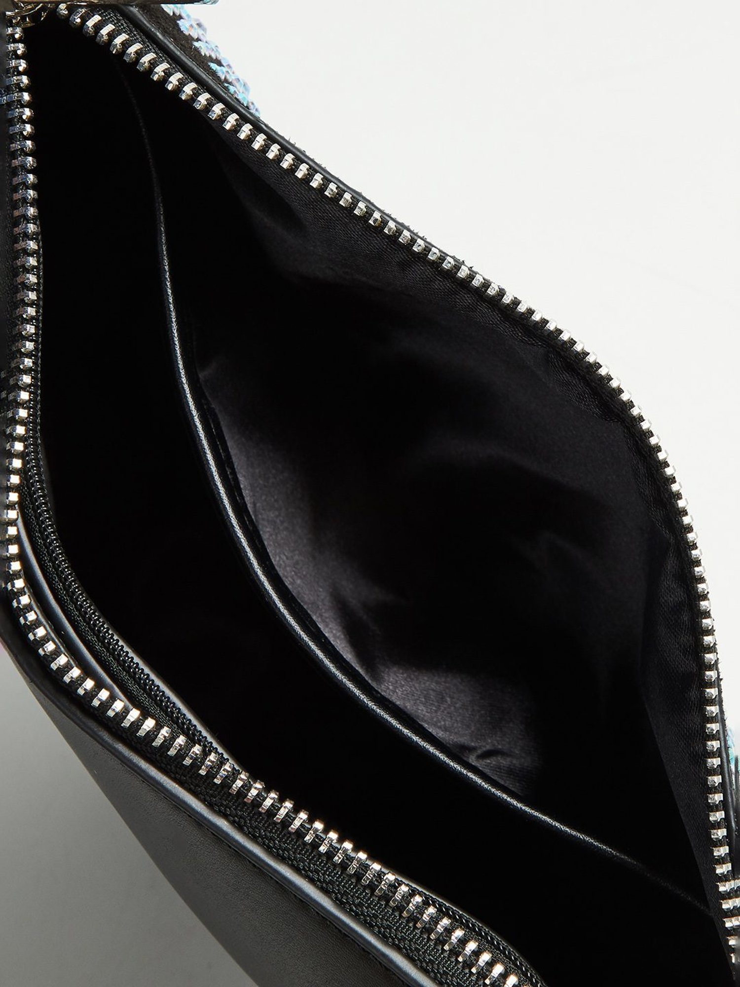 Code by Lifestyle Black Embellished Shoulder Bag