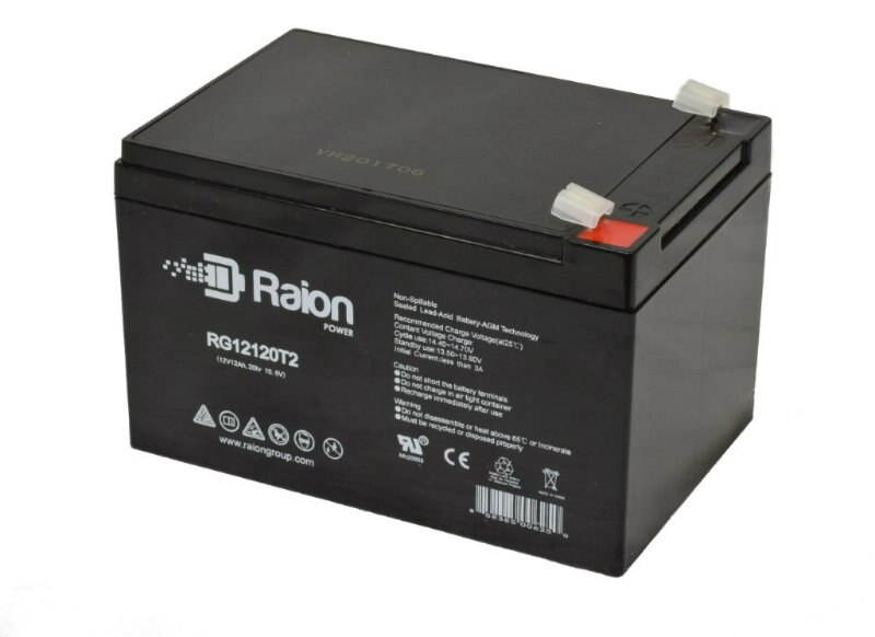 Raion Power 12V 12Ah UPS Battery For APC RBC6 - 2 Pack