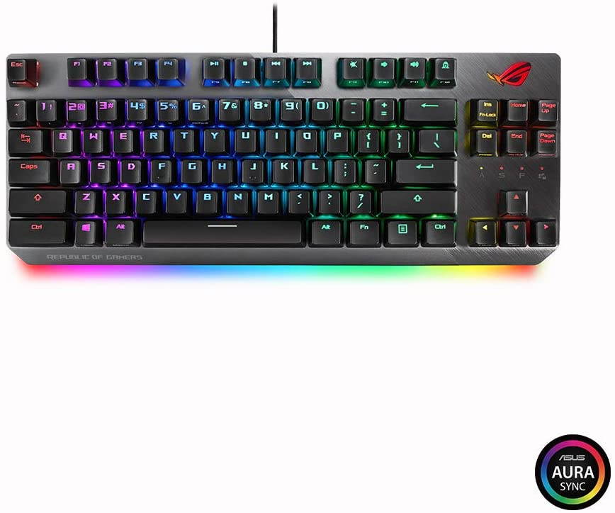 ASUS 90MP01N0-BKUA00 ROG Strix Scope TKL Gaming Keyboard