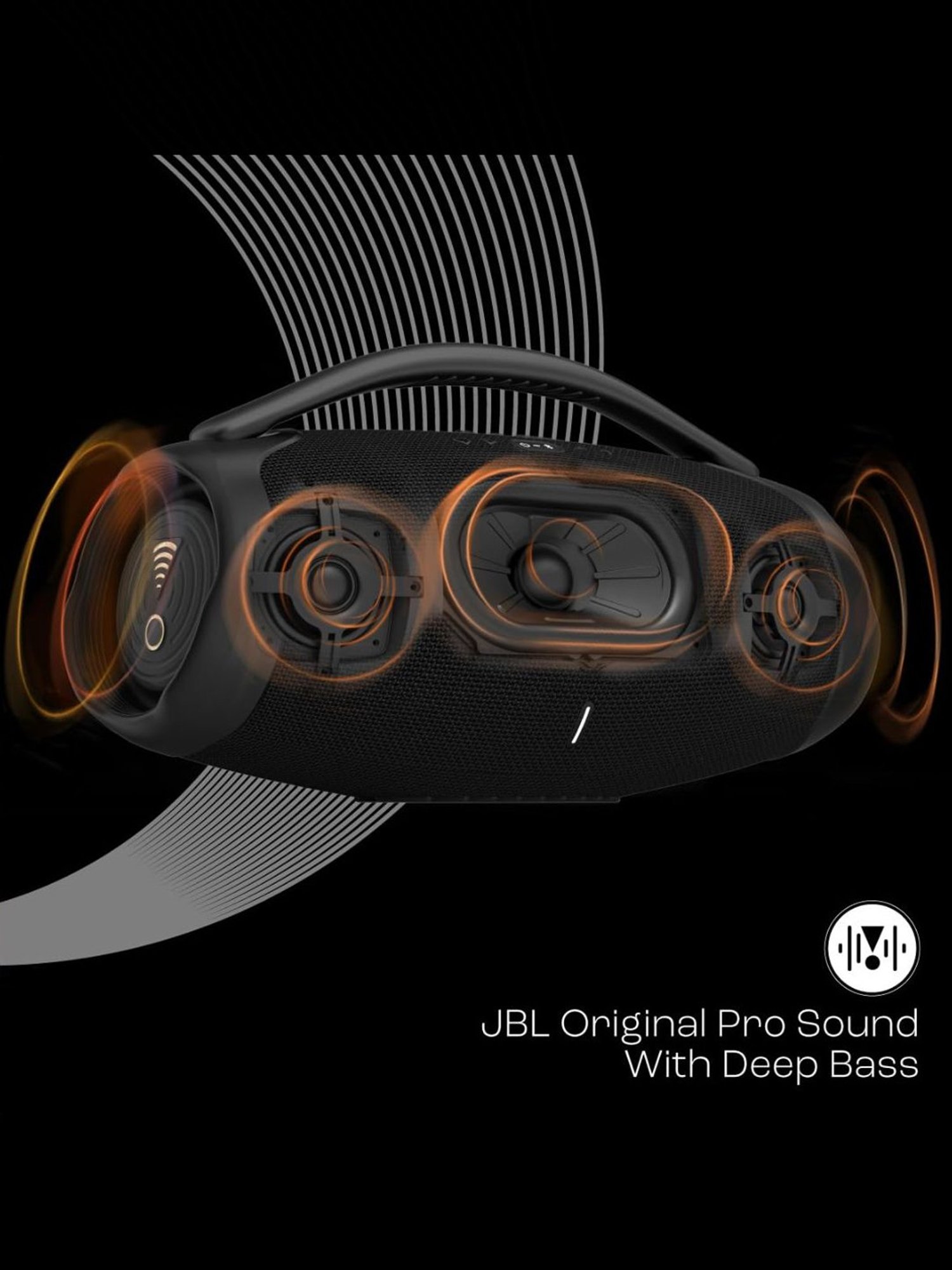 JBL Boombox 3 Wi-Fi, Wireless Portable Bluetooth Speaker with 24H Playtime, Deepest Bass (Black)