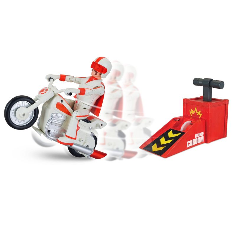 Toy Story Signature Collection Duke Caboom Stunt Set with Jump & Wheelie Action