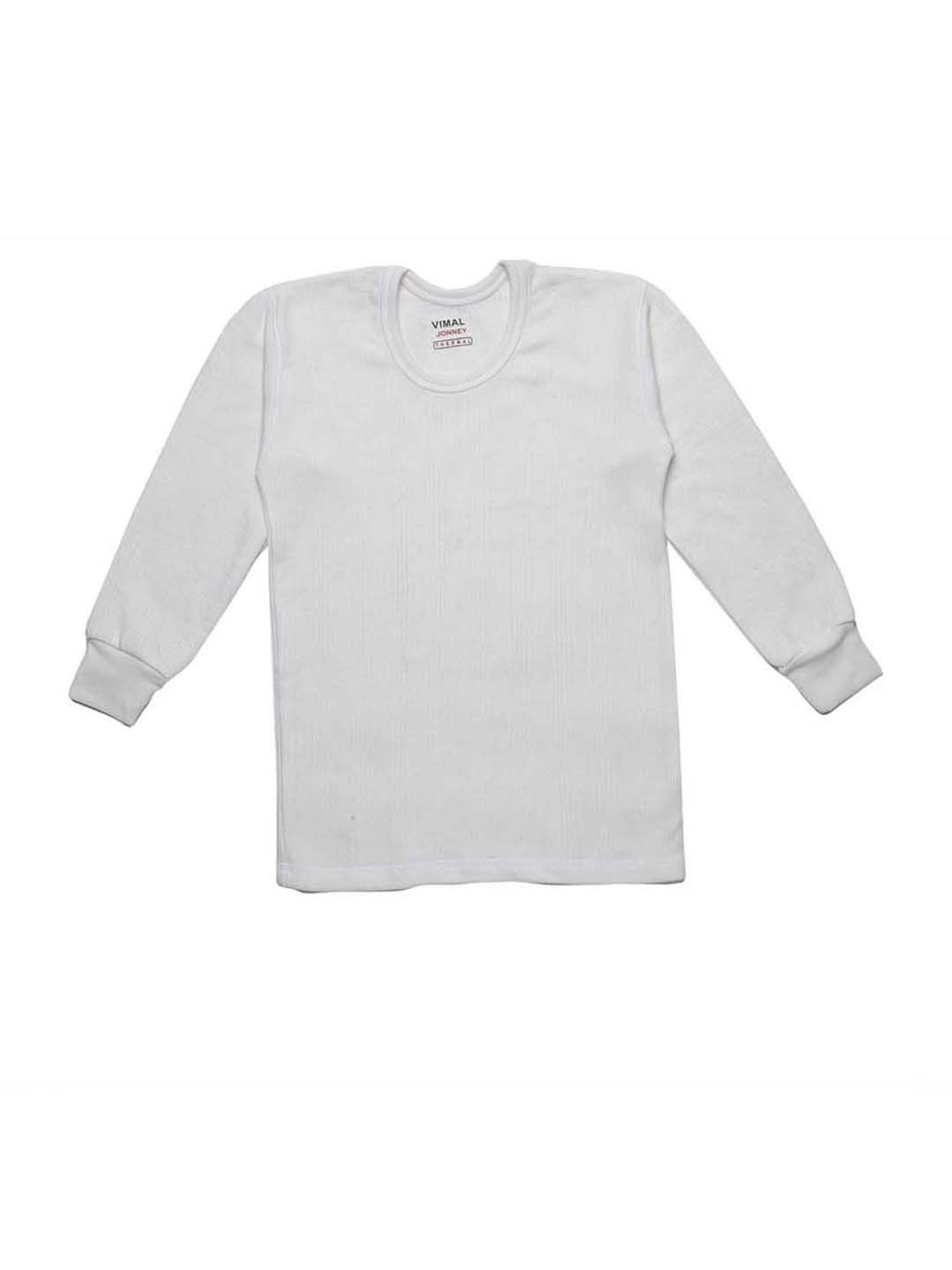 Vimal Jonney Kids Multicolor Regular Fit Thermal Tops - Pack of 3