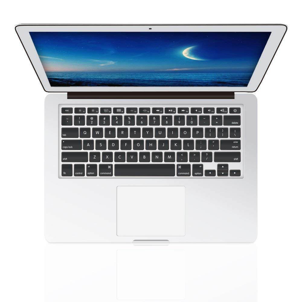 VFENG Ultra Clear Thin Keyboard Cover Skin for MacBook Air 13 inch and MacBook Pro with or without Retina 13/15/17 inch (2015 or Older version), US Layout
