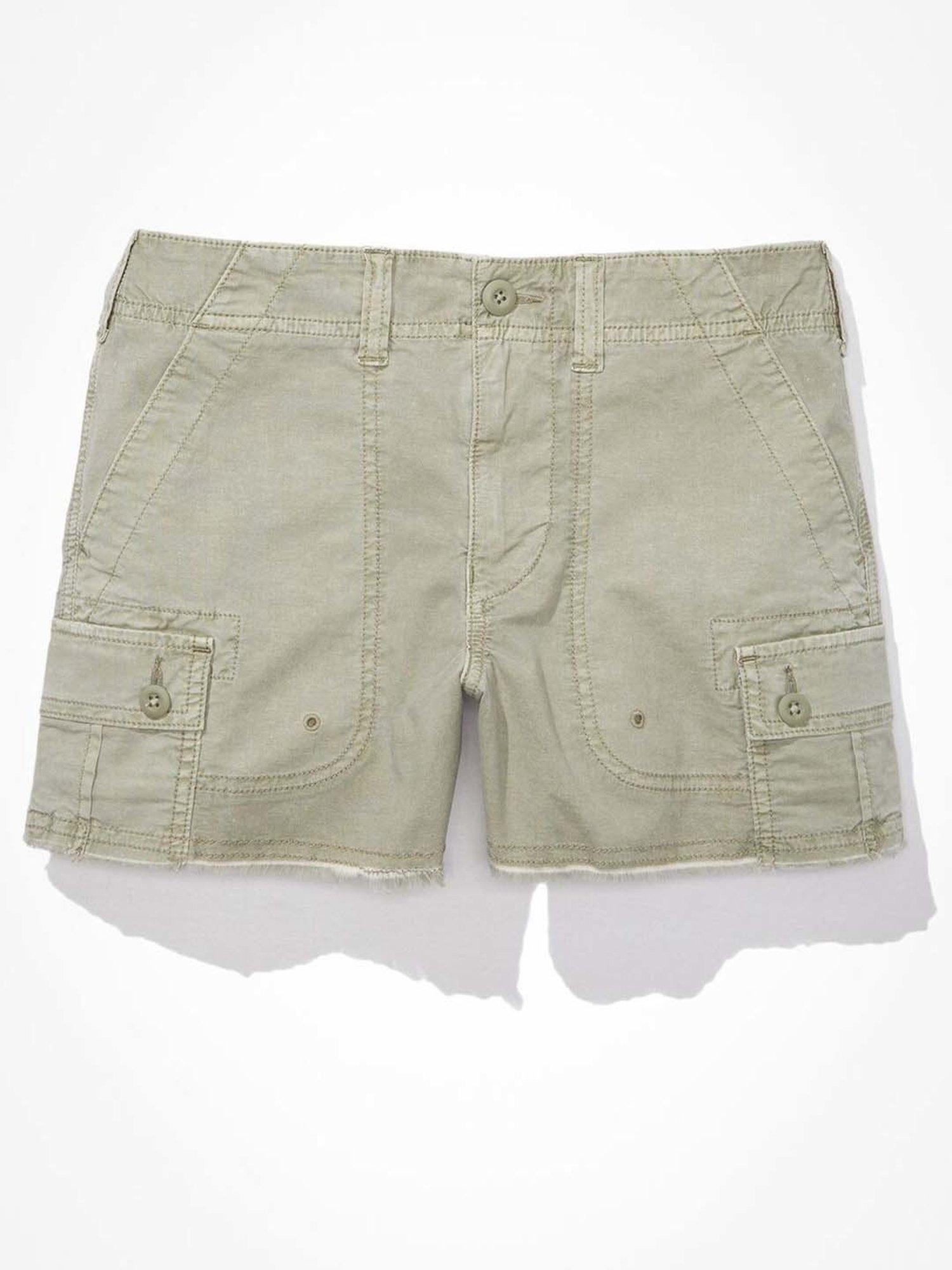 American Eagle Outfitters Green Cotton Shorts