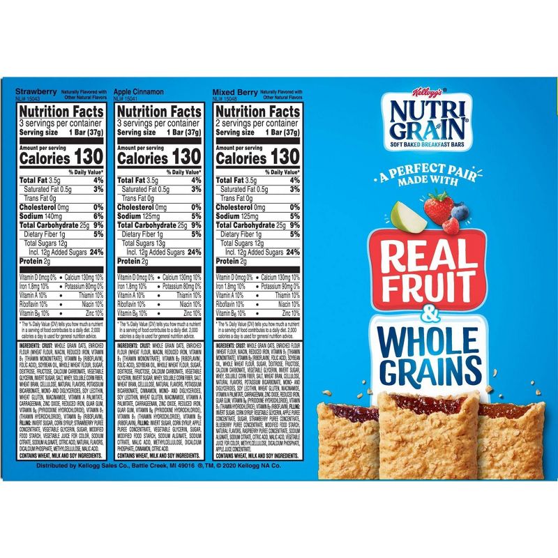 Nutri-Grain Variety Pack Snack Bars - 8ct