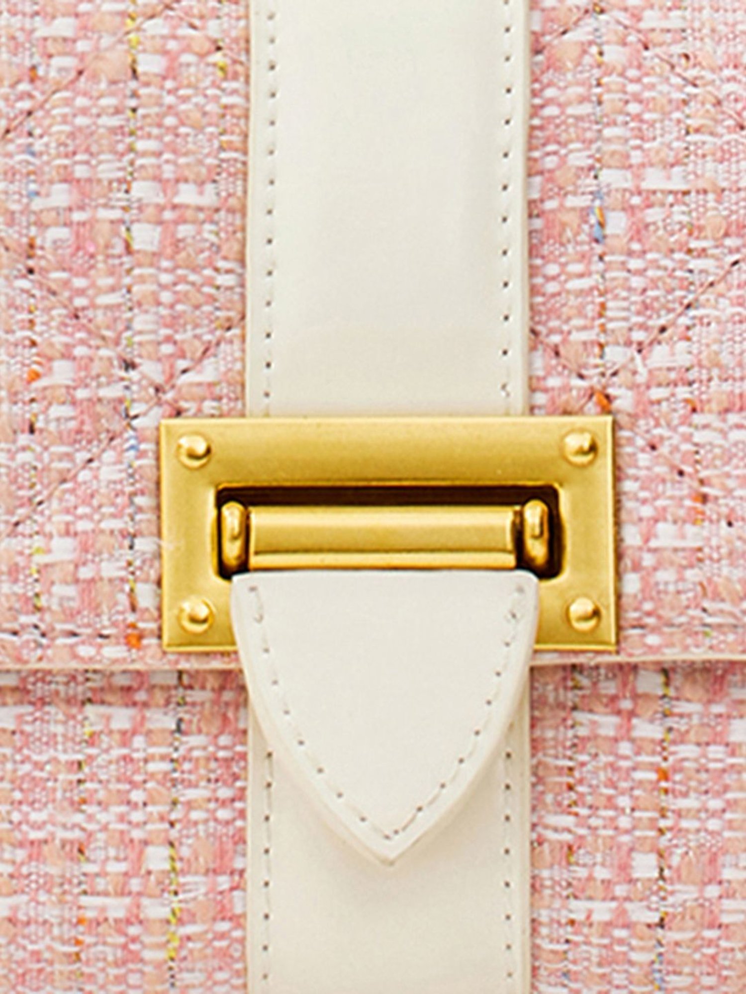 Miraggio Estelle Pink Small Textured Cross Body Bag