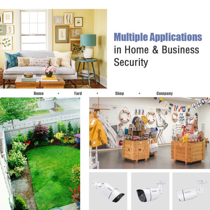 TMEZON 4K Ultra HD CCTV Camera System, 16 Channel H.265+ 4K (3840x2160) Video DVR with No Hard Drive 8 x 4K (8.0MP) IP66 Weatherproof Bullet Surveillance Cameras, IR Night Vision Security Kit