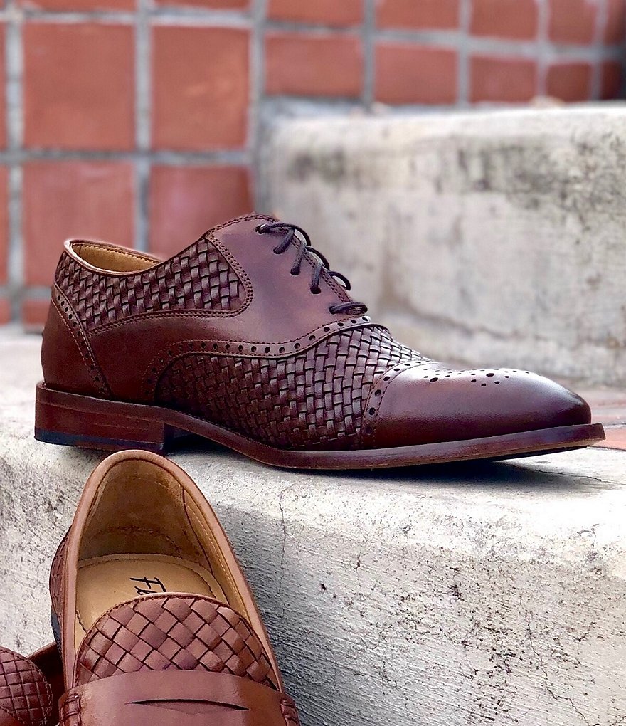 Flag LTD. Men's Hamilton Woven Cap Toe Dress Shoes