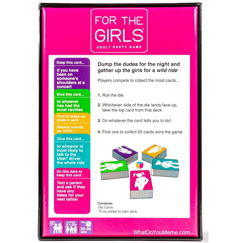 For The Girls Adult Party Game Expansion Pack #1