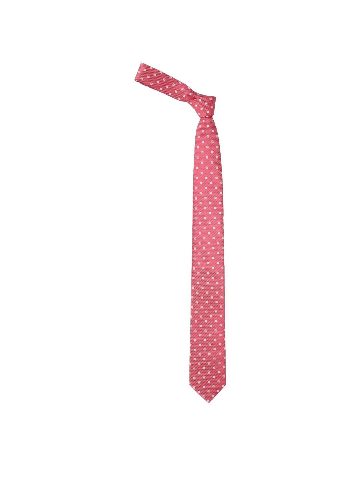 Louis Philippe Pink Polyester Tie