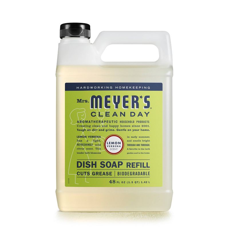 Mrs. Meyer's Lemon Verbena Liquid Dish Refill - 48 fl oz
