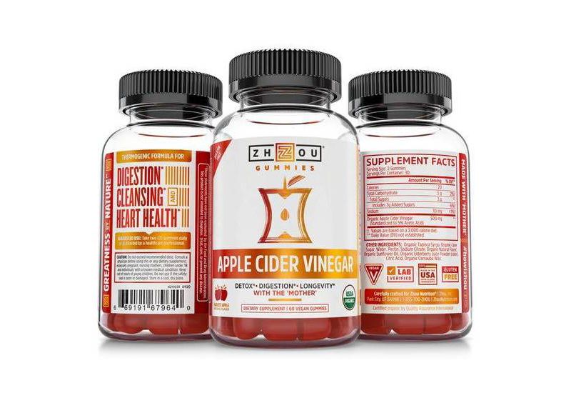 Zhou Apple Cider Vinegar Gummies - 60ct