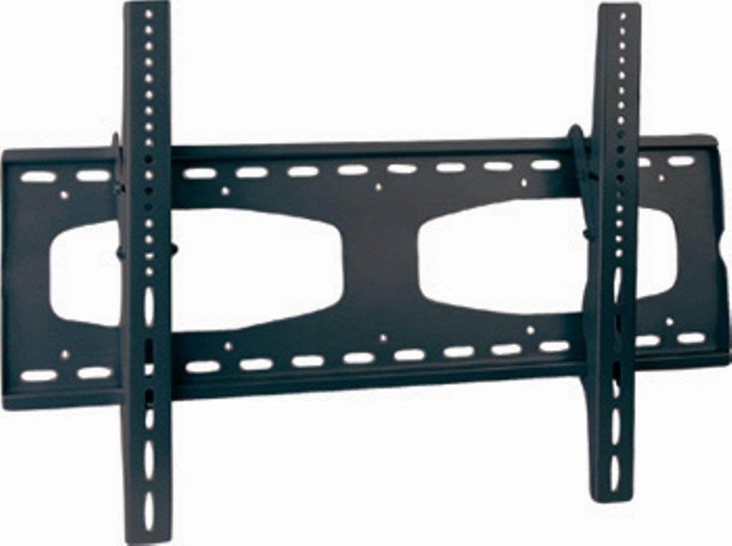 Audio2000'S AST420G Fixed TV Wall Mount Bracket Slim Low Profile for 50,55,60,65 Inch Flat Screen TVs, VESA 600X400 (Color: Silver)