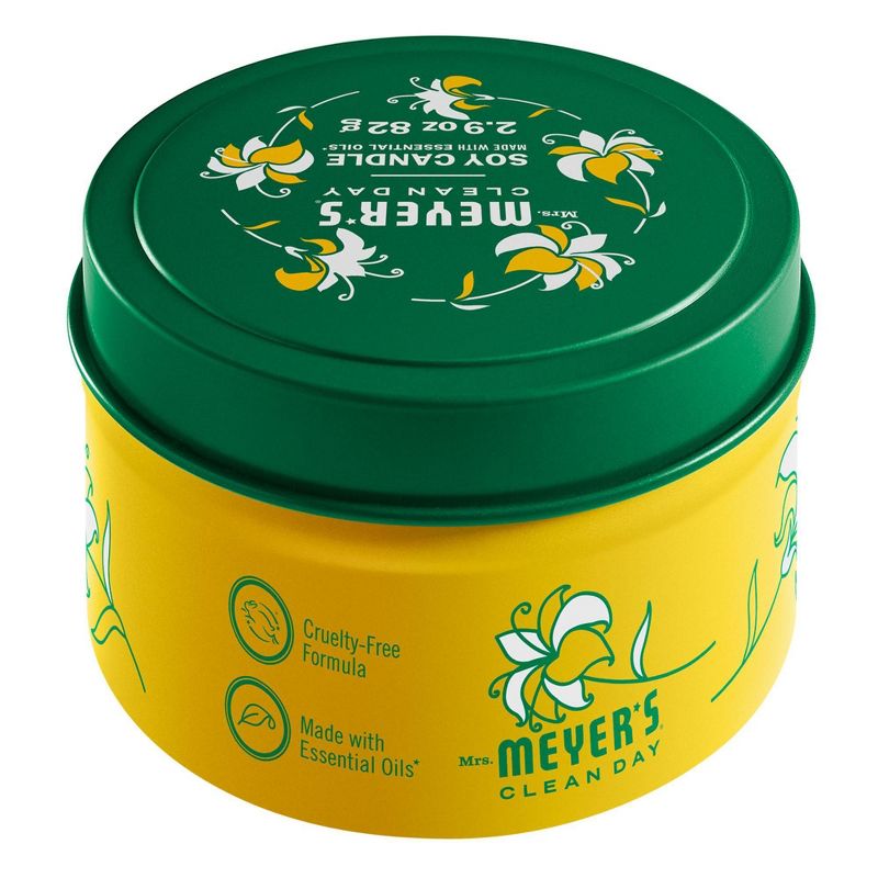 Mrs. Meyer's Honeysuckle Tin Candle - 2.9oz