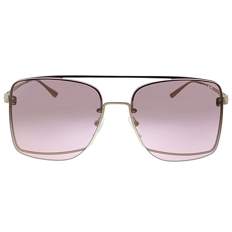 Tom Ford Penn TF 655 28Z Womens Square Sunglasses Gold 58mm