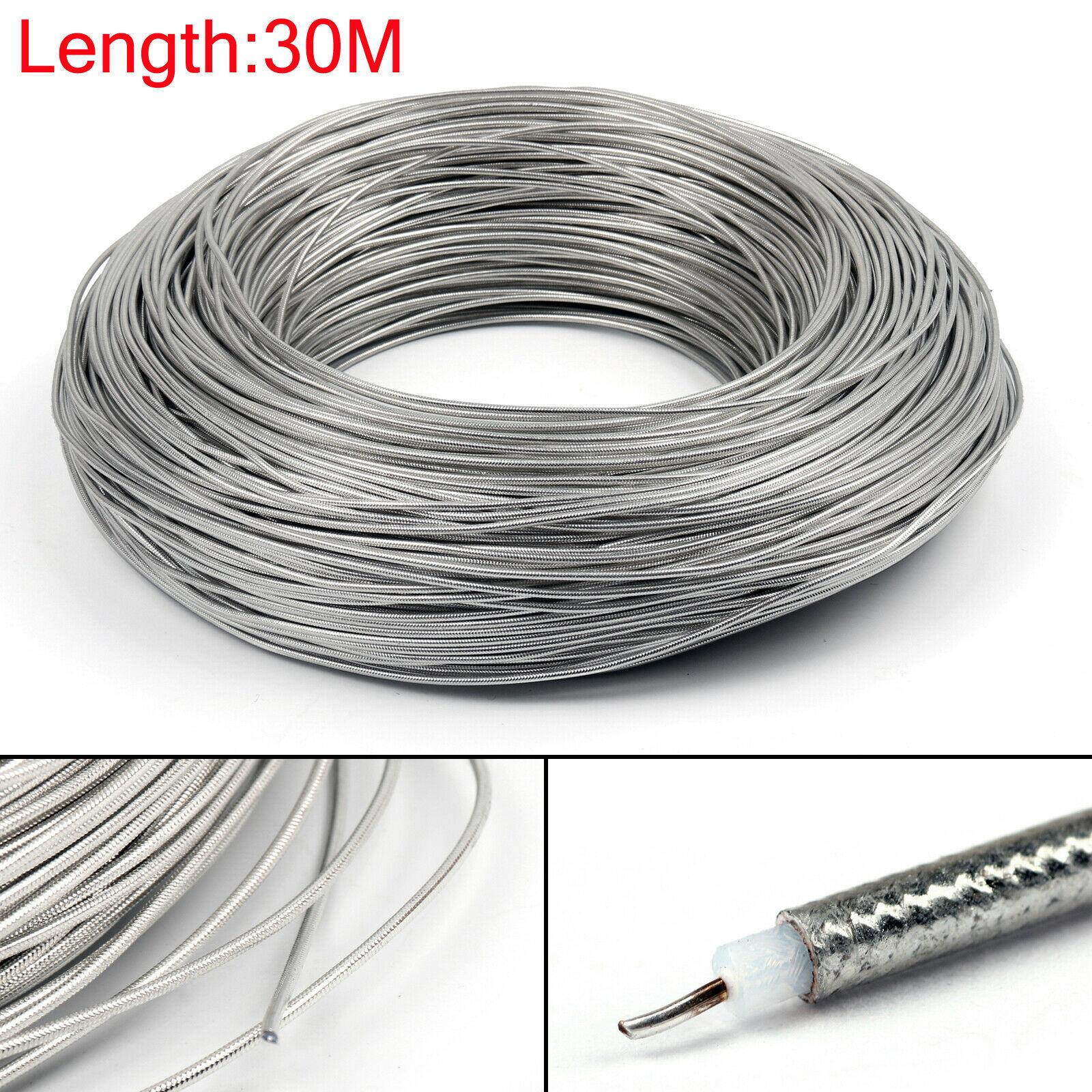 3000CM RG405 RF Coaxial Cable Connector Flexible RG-405 Coax Pigtail 98ft  Plug Jac