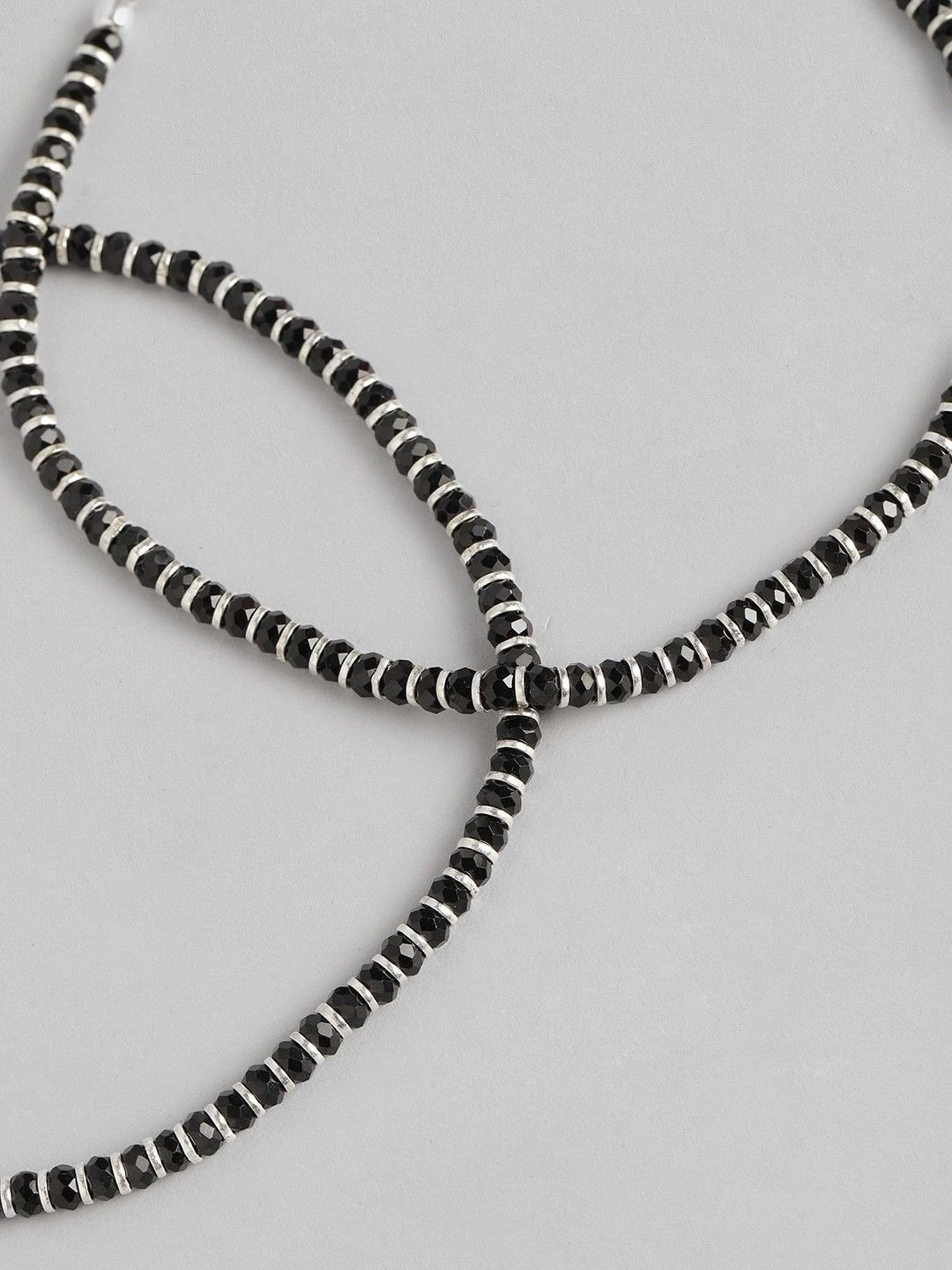 Zavya 92.5 Sterling Silver Nazariya Anklet for Women - Pair of 2