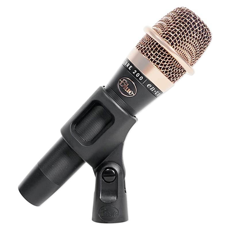 Encore 200 Studio Grade Phantom Powered Active Dynamic Microphone Black