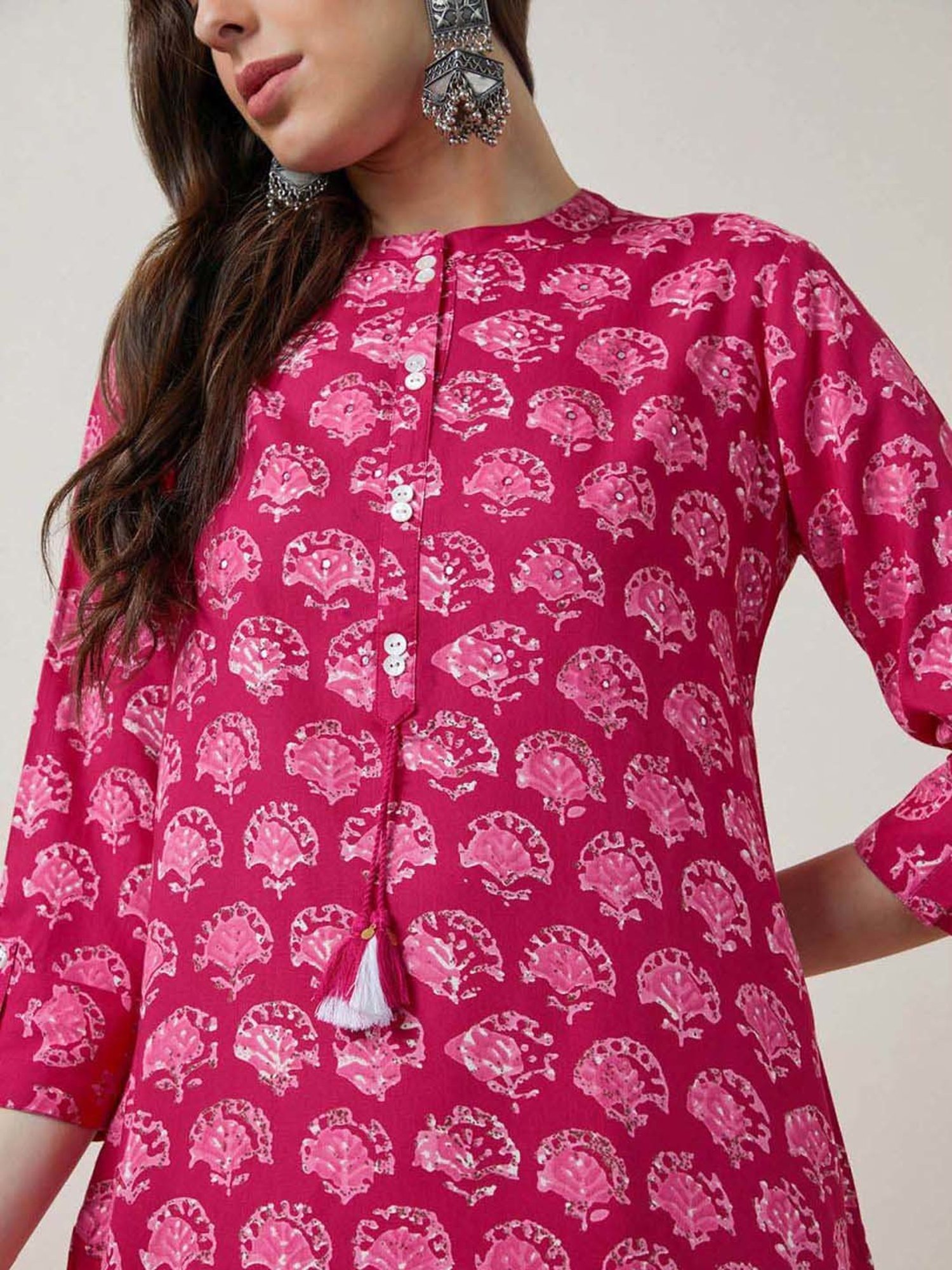 Soch Fuchsia Pink Printed Tunic
