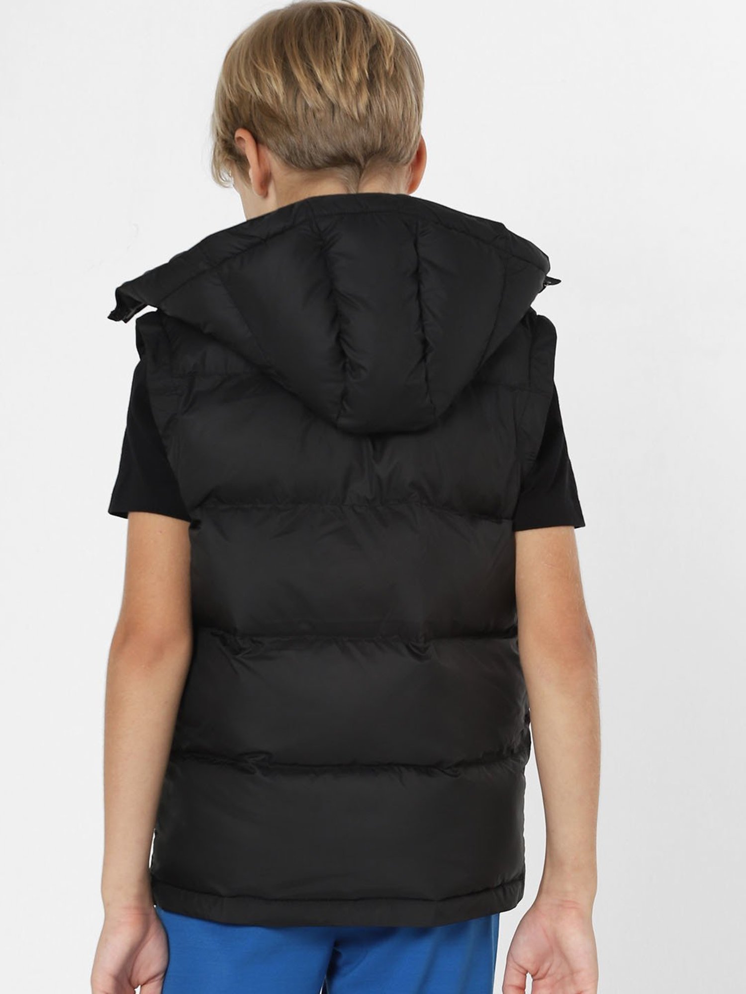Jack & Jones Junior Black Quilted Puffer Jacket