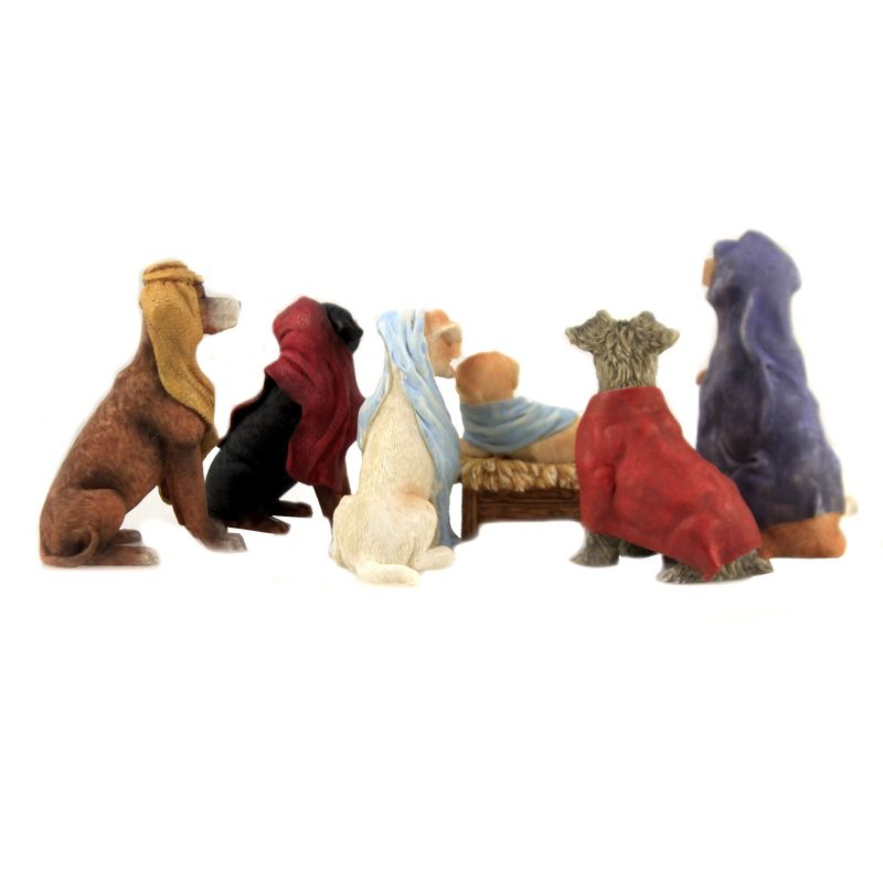 Christmas 4.0" Canine Creche Nativity Hounds  -  Decorative Figurines