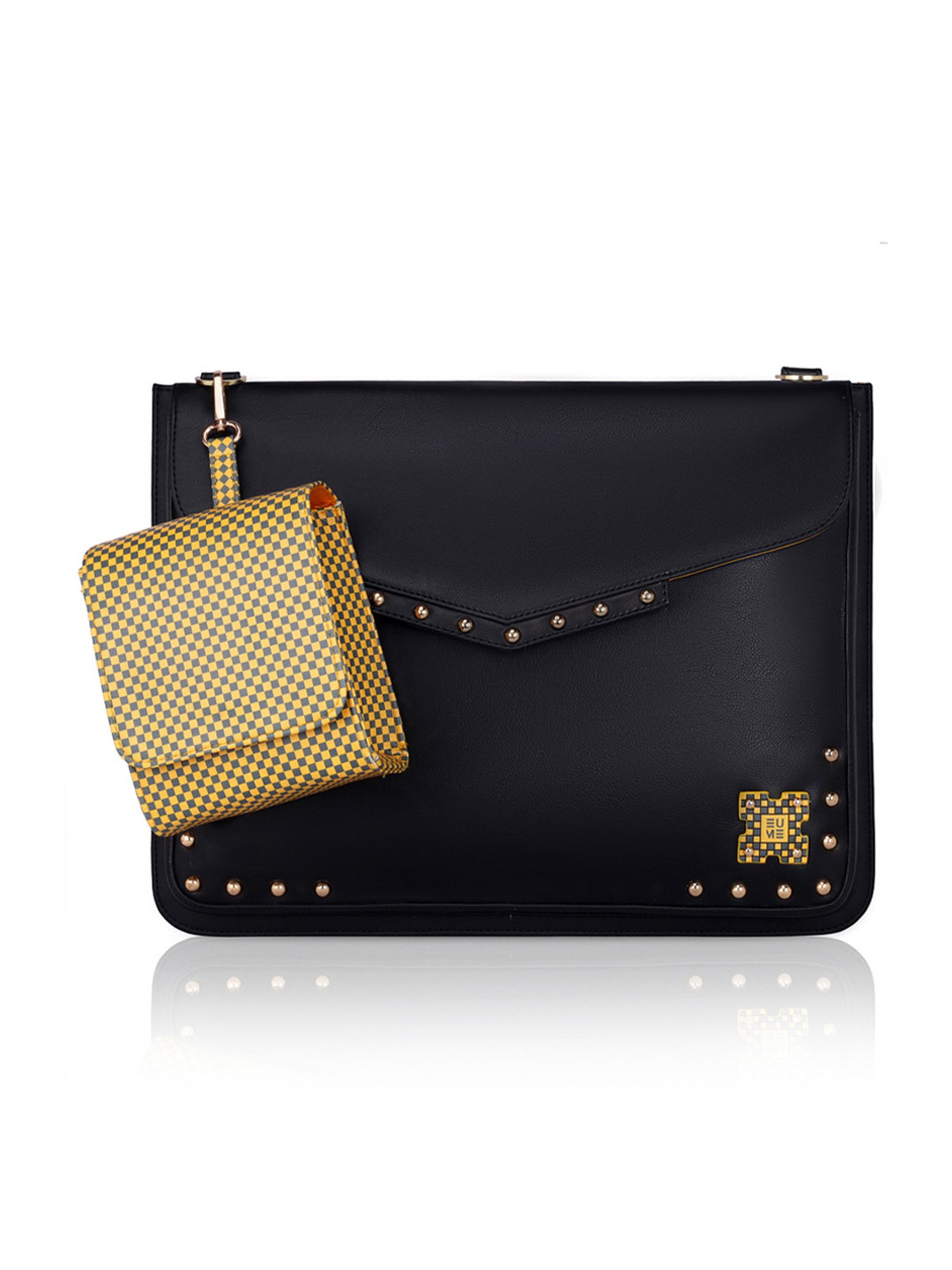 Baggit Brown PVC Solid Laptop Messenger Bag