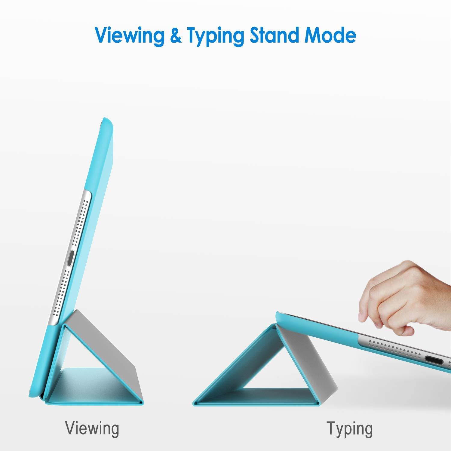 JETech Case for Apple iPad Air 1st Edition (NOT for iPad Air 2), Smart Cover with Auto Wake/Sleep, Blue