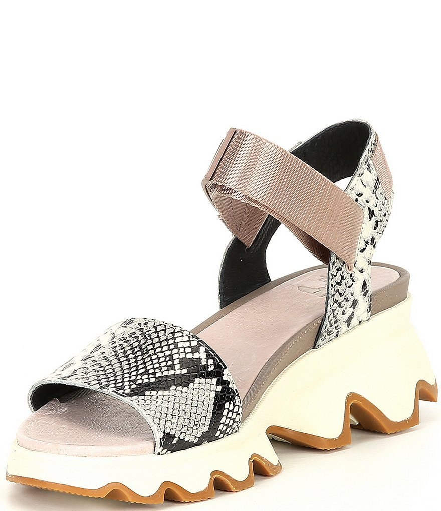 Sorel Kinetic Multi Snake Wedge Sandals