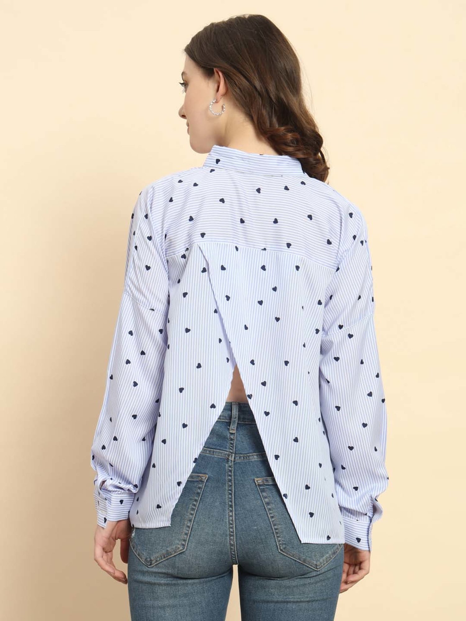 Trend Arrest Blue Striped Shirt