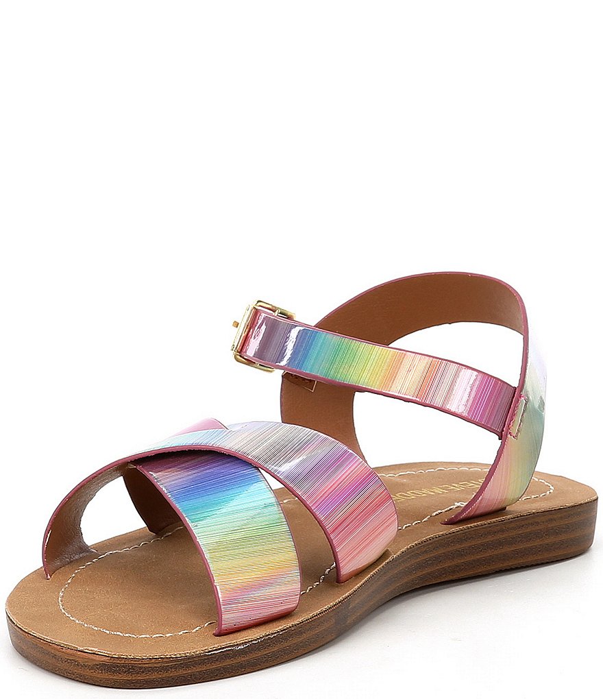 Steve Madden Girls' J-League Pink Multi Sandals (Youth)