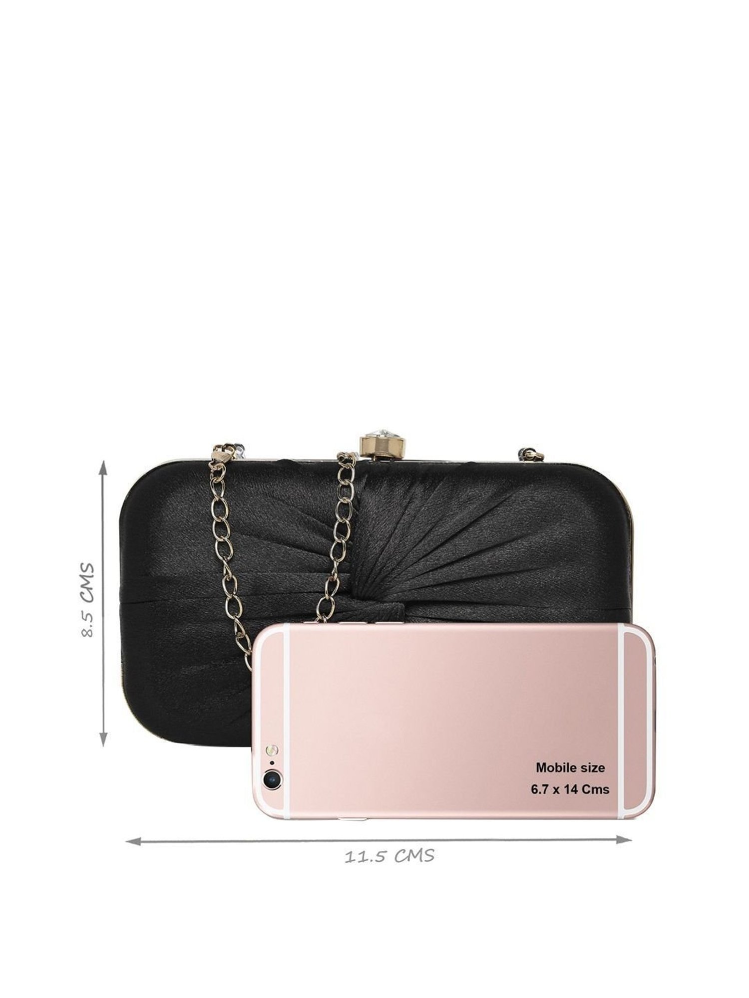 Lavie Cheer Frame Black Synthetic Clutch