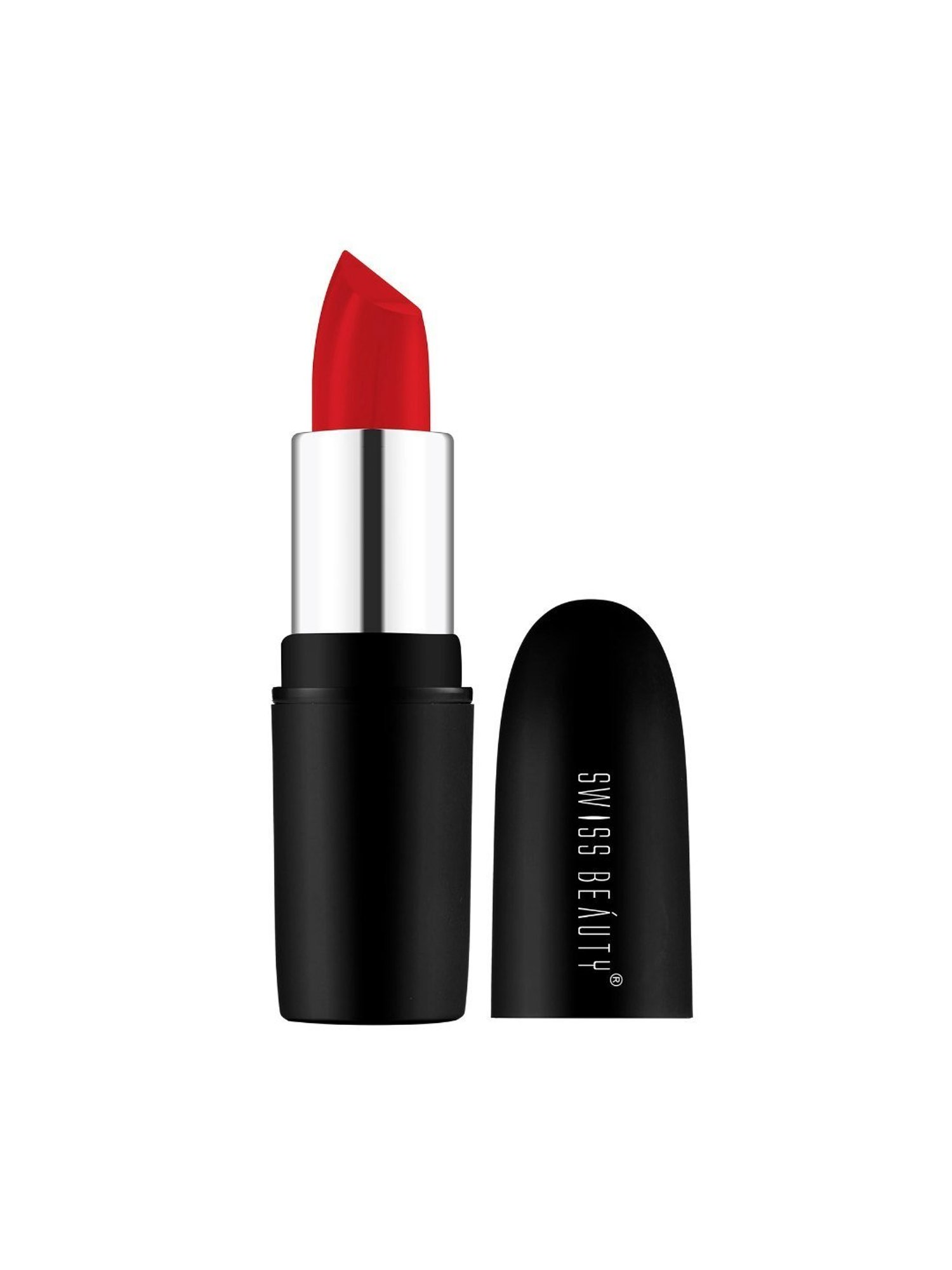 SWISS BEAUTY Pure Matte Lipstick Orange Red - 3.8 gm