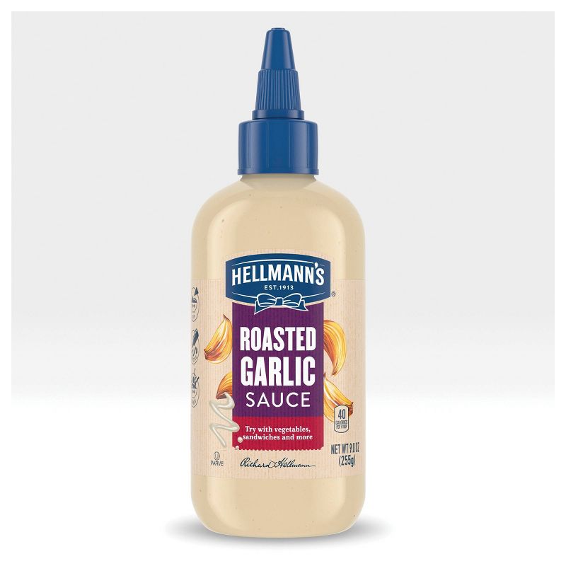 Hellmann's Variety Sauce Roasted Garlic - 9oz