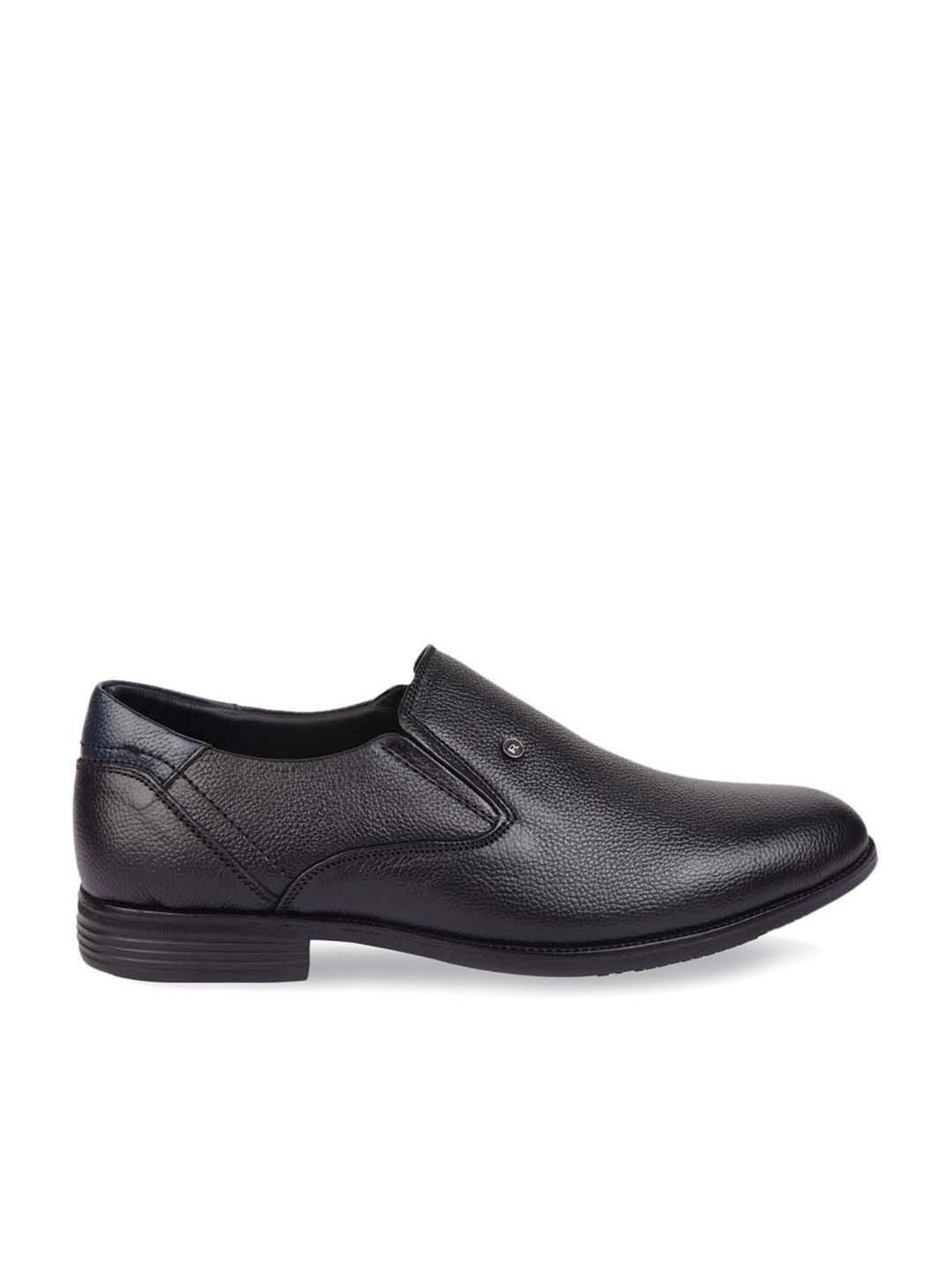 Regal Men's Black Formal Slip-Ons