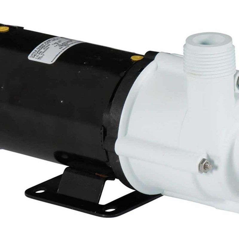 Little Giant Pumps 582507 1325 GPH 1/10 HP Magnetic Drive In Line Aquarium Pump