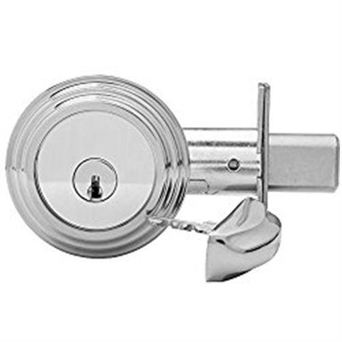 Medeco Maxum 11-R534-619-00 Satin Nickel US15 Grade 1 Captive Key Cylinder Tubular Deadlock Deadbolt With 2-3/4" Backset And 1" Faceplate, High Security Original 00 Keyway