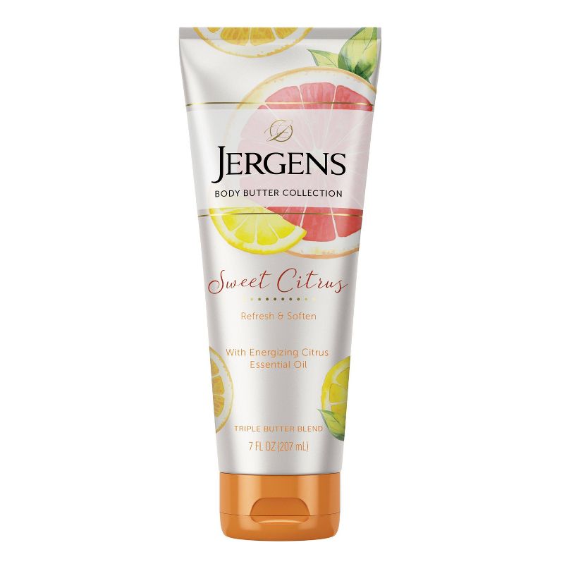 Jergens Sweet Citrus Butter Hand and Body Lotion - 7 fl oz