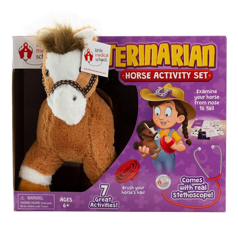Little Medical School Veterinarian Horse Activity Set - 7 Great Activities