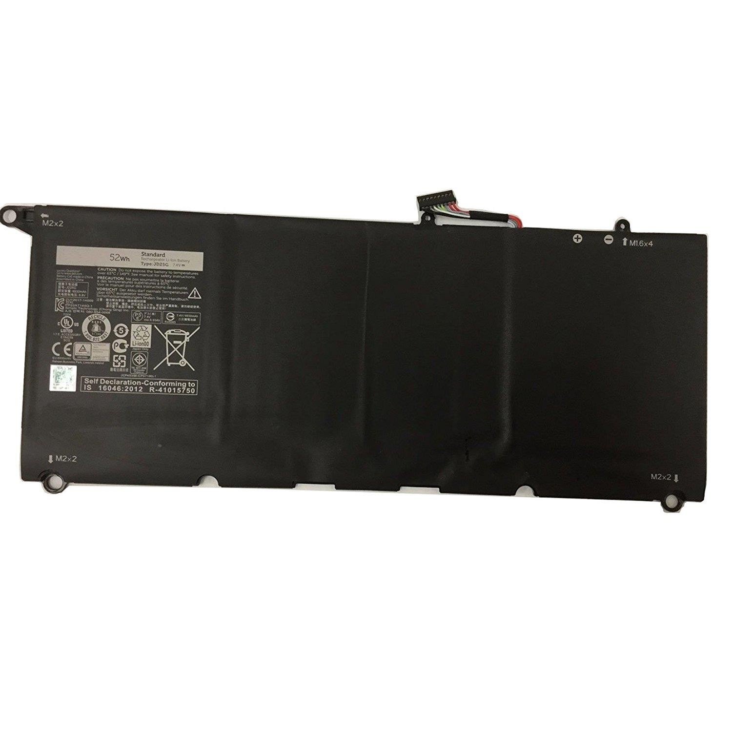 52Wh 90V7W JD25G battery for Dell XPS 13 9343 9350 0N7T6 0DRRP RWT1R