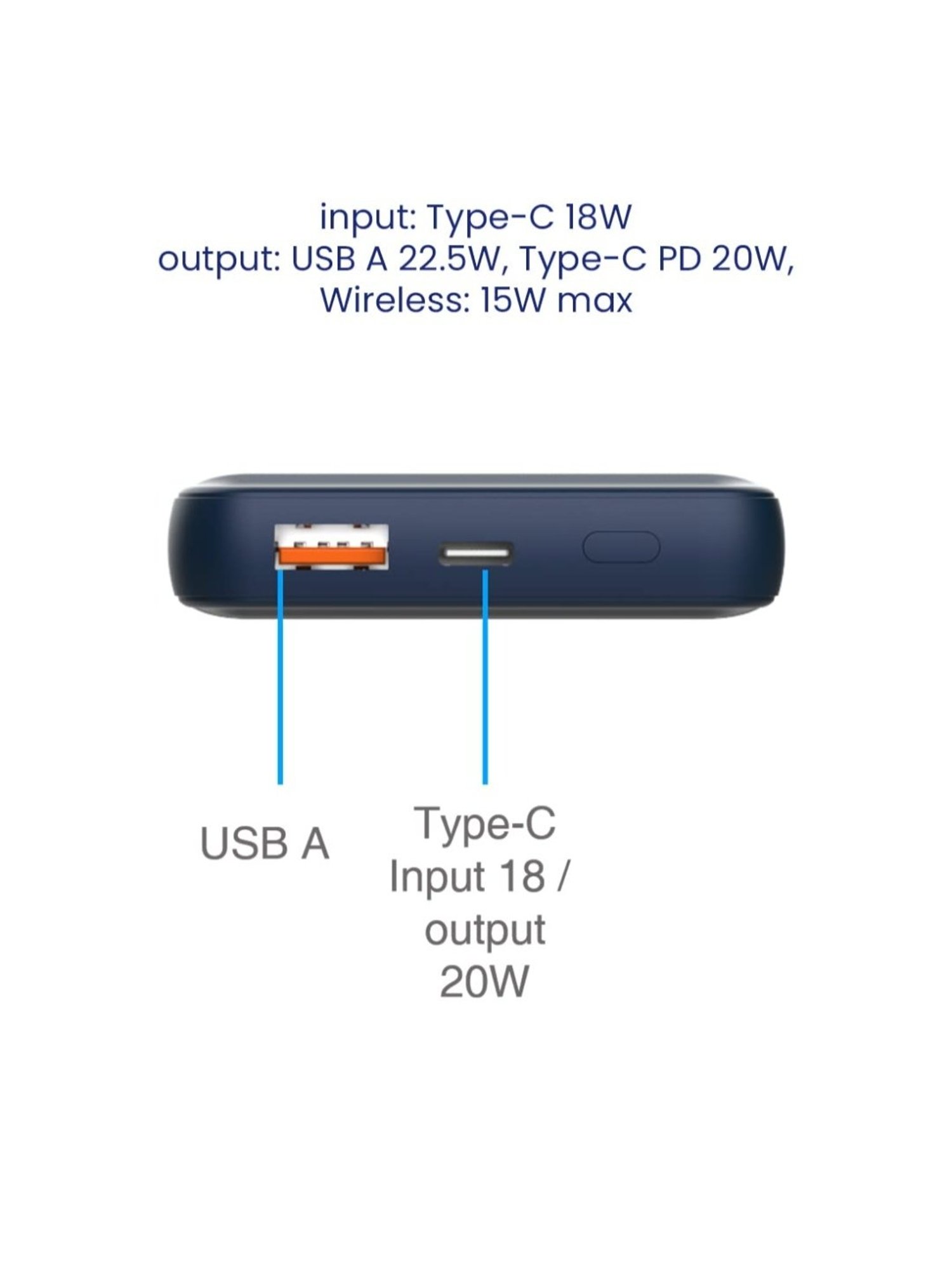 Stuffcool PB9018W 10000mAH Magnetic Wireless Powerbank for iPhone 12/13/14 Series (Grey)