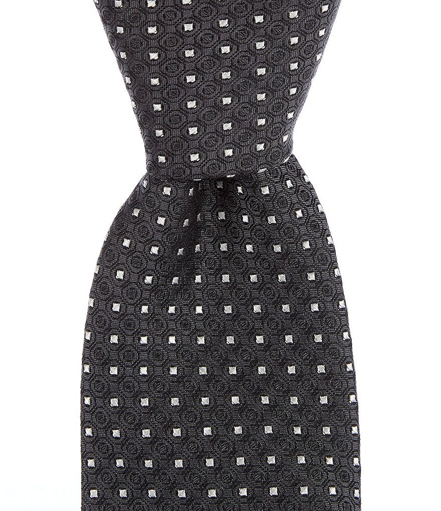 Murano Big & Tall Candler Diamond Traditional 3 1/8#double; Silk Tie